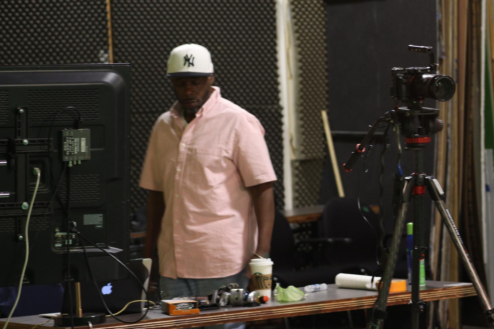 Broadcast television production environment representing network credits