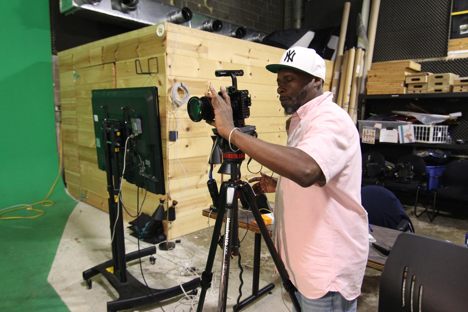 On-location field production scene from Damon Vanzant's storytelling work